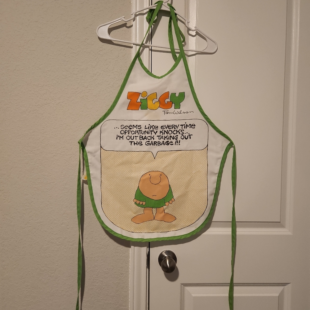 Vintage Ziggy apron
